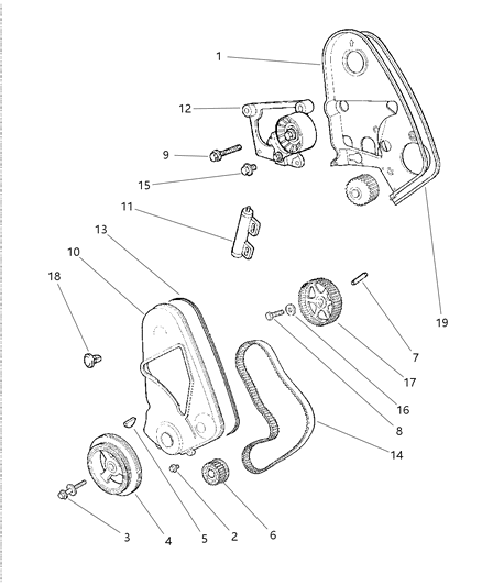 Belt, Timing Diagram for TBK10245