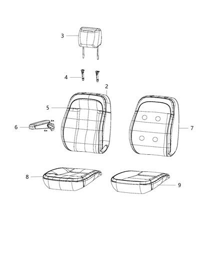 Tray Storage Under Seat Driver'S Seat Storage Diagram for 5VL53JXWAA