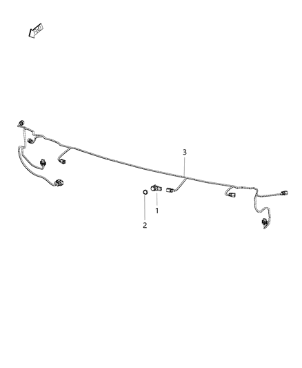 Sensor Parking Assist Diagram for 5MK61RXFAA