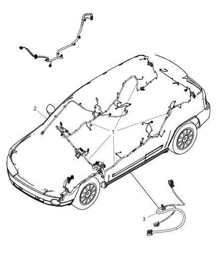 2012 Dodge Caliber Wiring Unified Body Diagram for 68069028AC
