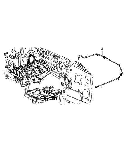 1988 Dodge Aries Harness Vapor Purge Diagram for 52125201AD