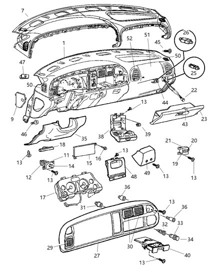 Switch Fog Lamp Diagram for 5269430
