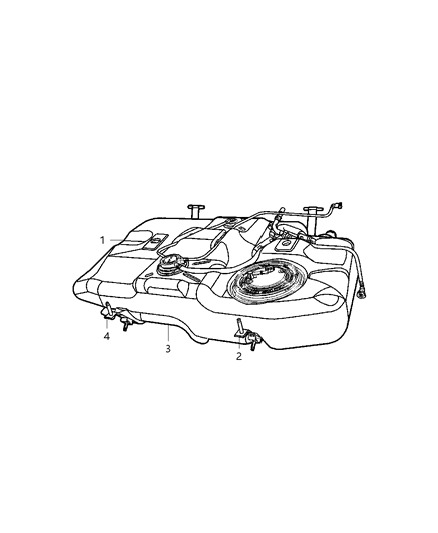 Tank Fuel Diagram for 5105135AG