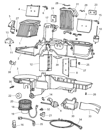 1984 Chrysler Fifth Avenue Coupling Servo Servo To Door Link Diagram for 5012923AB