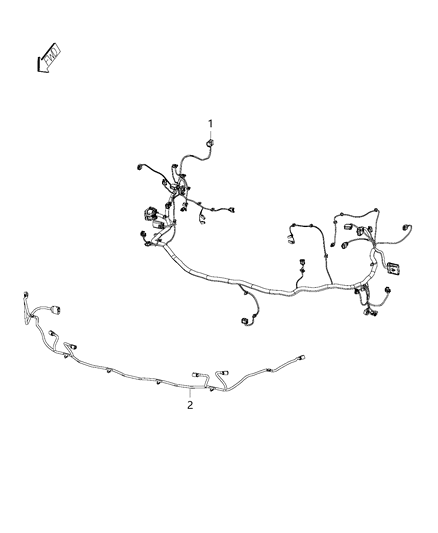 Wiring Front End Module Diagram for 68237628AC