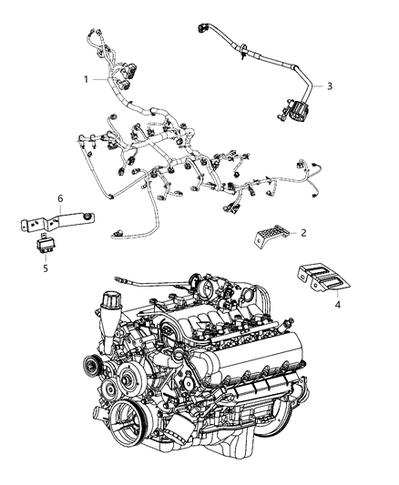 Wiring Jumper Variable Timing Solenoid Diagram for 4801784AD