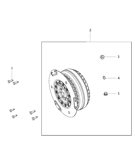 2010 Jeep Commander Converter Kit Torque Diagram for RL416921AA