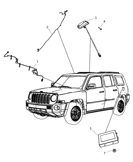 1991 Chrysler Town & Country Wiring Radio Diagram for 4795761AC