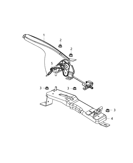Parking Brake Control Diagram for 1SX90DX9AK