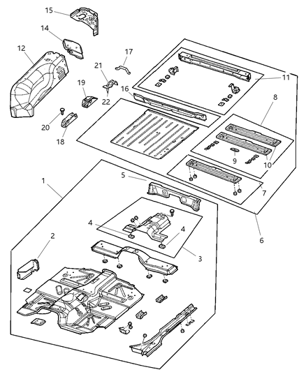 Check Front Door Diagram for 55013668AB