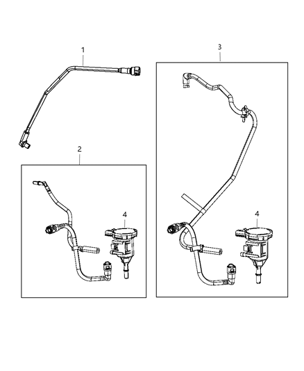 2013 Dodge Journey Valve Linear Purge Diagram for 4891741AA