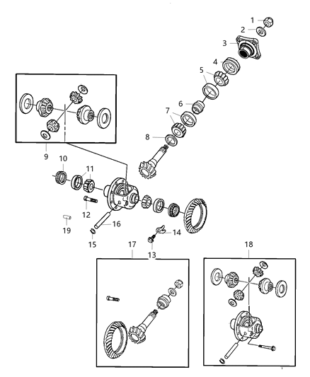 Gear Kit Ring And Pinion Diagram for 5086971AD