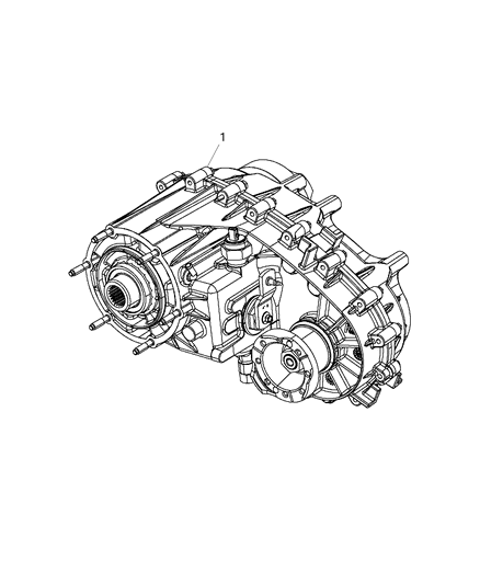 2024 Jeep Grand Wagoneer L Transfer Case Np241 Diagram for 52853383AB