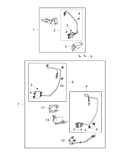 2019 Jeep Wrangler Sensor Particulate Matter Diagram for 68146140AC