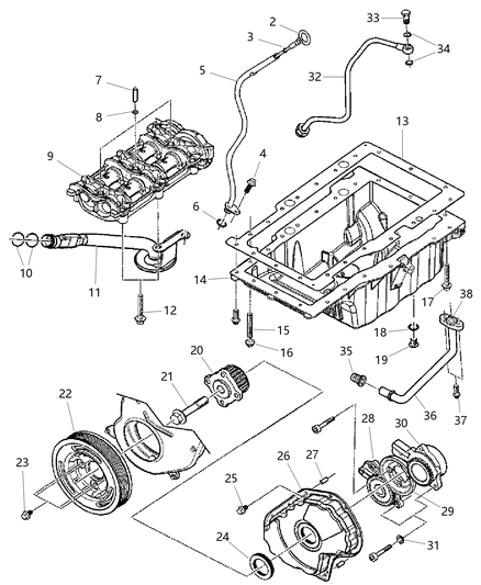 2024 Ram 1500 Classic Bolt Diagram for 4864748AB