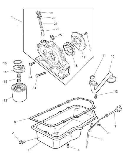 Bolt Hexagon Flange Head M6X1.00X17 Diagram for 6503570
