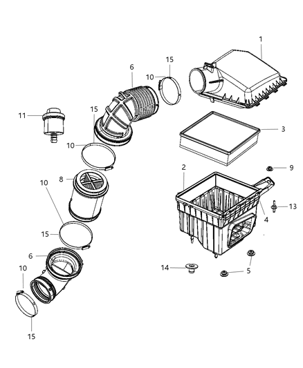 Duct Clean Air Diagram for 53032944AG