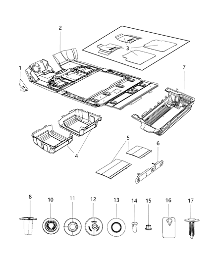 Cover Spare Tire Winch Diagram for ZG32LTUAB