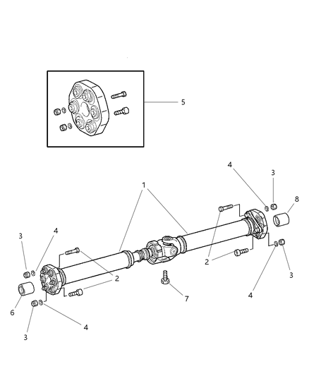 2001 Dodge Durango Washer Diagram for 5114270AA