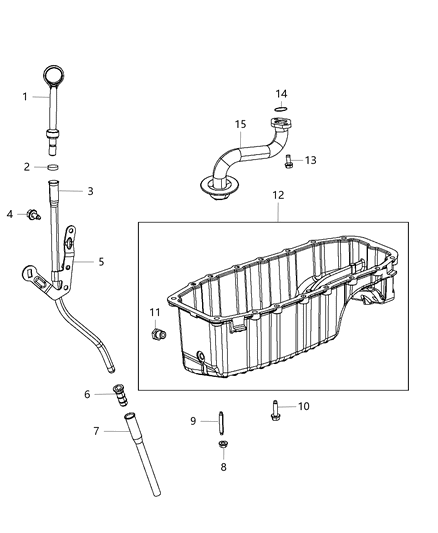 Pan Engine Oil Diagram for 4892916AD