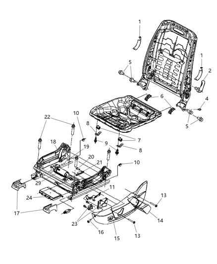 Kit Engine Controller Ocs Sensor Kit Diagram for 5166088AA
