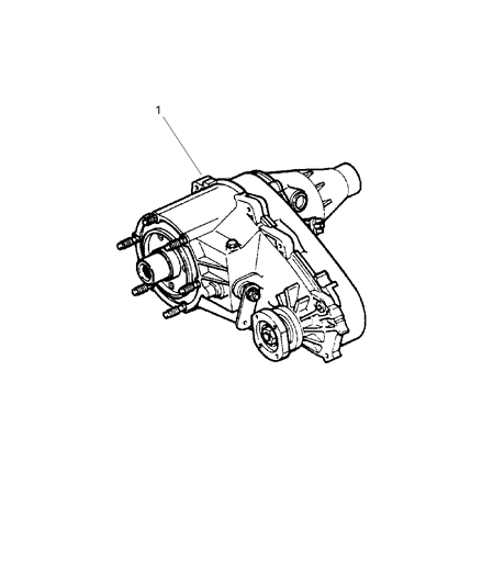 Transfer Case Diagram for R2853081AC