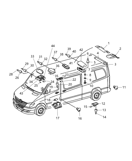 Washer None Sprinter Diagram for 5103726AA