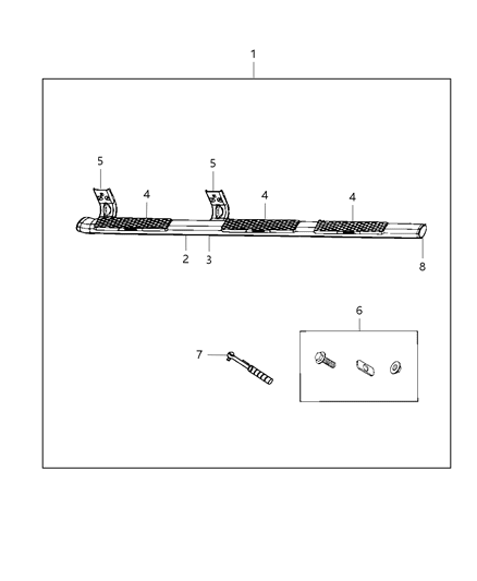 Step Side Diagram for 68145042AD