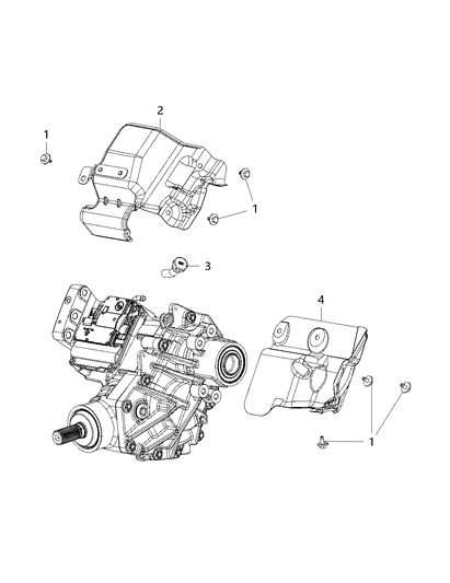 Shield Heat Diagram for 68264469AB