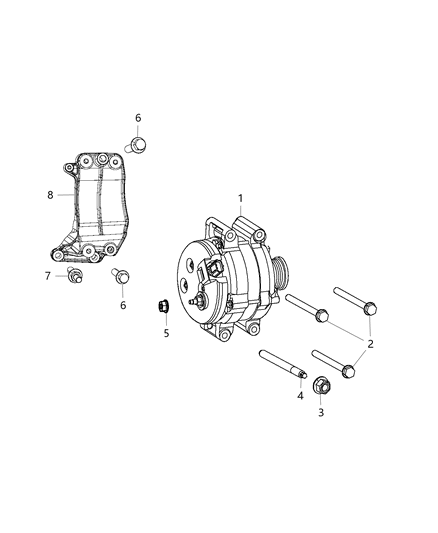 2017 Ram 3500 Stud Diagram for 68148381AA