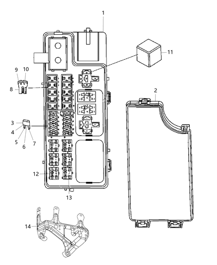 Module Totally Integrated Power Diagram for RL692343AF