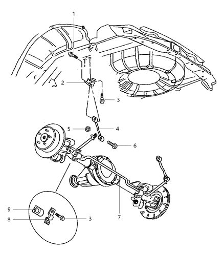 2020 Jeep Grand Cherokee Bushing Stabilizer Bar Diagram for 52088738AC