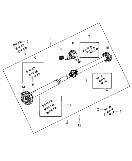 Nut Locking Diagram for 6509330AA