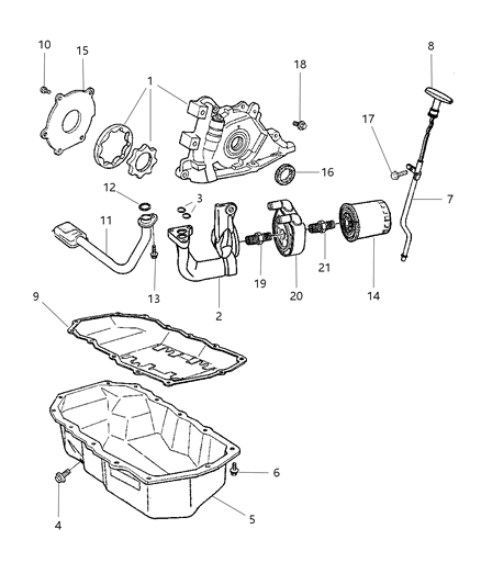 2016 Jeep Patriot Bolt, Cylinder Head Cover Attach M6 X 1.00 X 17.00 Diagram for 6503969