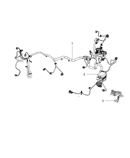 Wiring Engine Compartment Diagram for 5084226AB