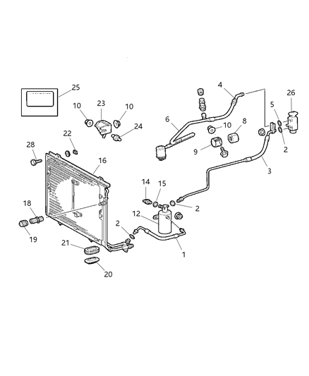 2002 Dodge Durango Valve Charging Diagram for 5098396AA