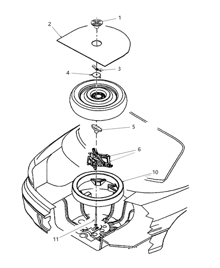 1992 Chrysler Town & Country Nut M8X1.25 Diagram for 6504600