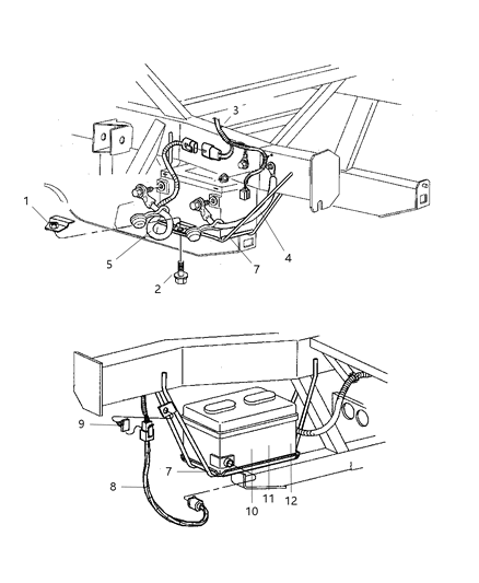 Battery Dry Diagram for 4364958