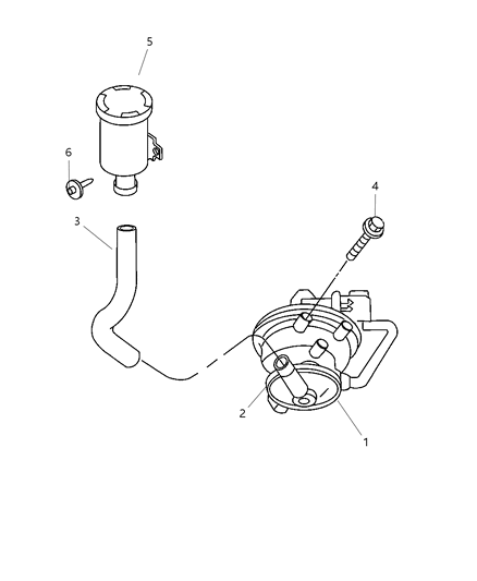Pump Leak Detection Diagram for 4891422AB