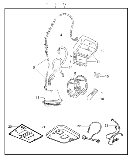 Label Mercury Warning Left B Pillar Diagram for 5020533AA
