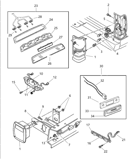 Bulb 921 Diagram for 154883AA