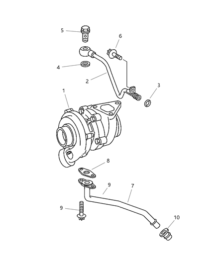 Turbocharger Diagram for R5142494AA
