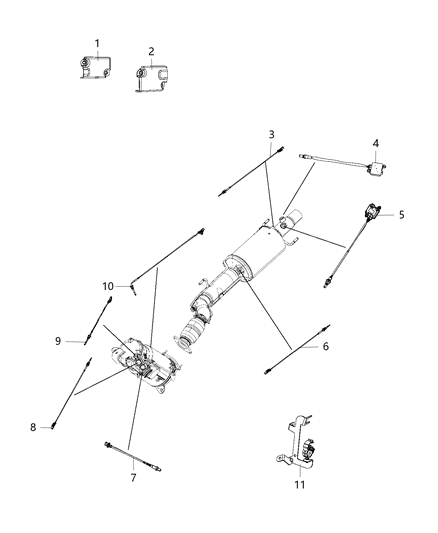 2000 Jeep Cherokee Cover Sensor Diagram for 68233841AA