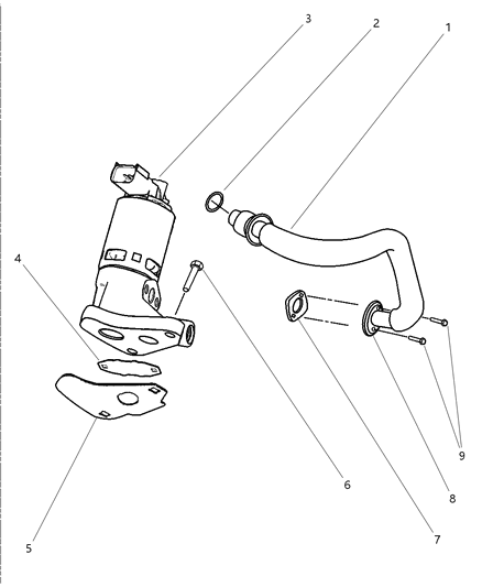 Valve EGR Diagram for 53032776AE