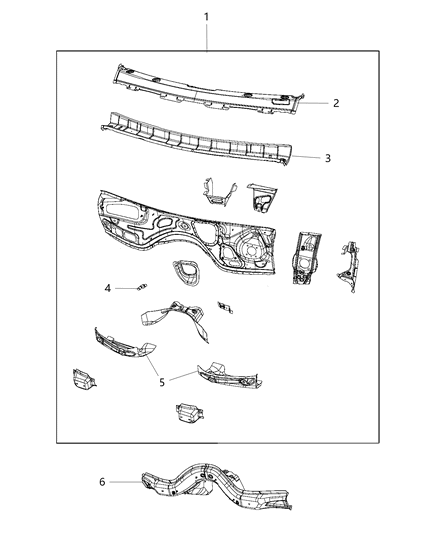 1987 Dodge Ram 50 Bracket Electrical Connector Diagram for 68161092AA