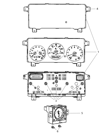2021 Dodge Durango Clock Diagram for 4602626AC