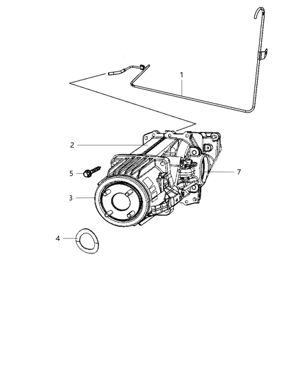 2017 Ram 2500 Coupling Electric Clutch Seal AT Electric Clutch Diagram for 3570A007