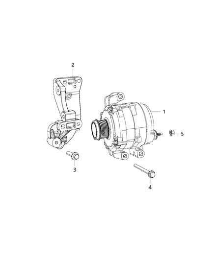 Generator Engine Diagram for 56029624AB