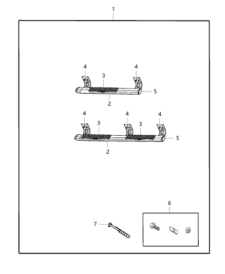 2004 Dodge Sprinter 3500 Step Side Diagram for 68199280AA