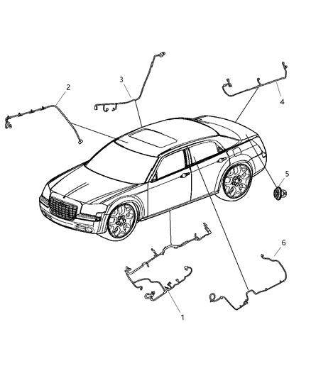 2007 Dodge Charger Wiring Unified Body Diagram for 4607330AC